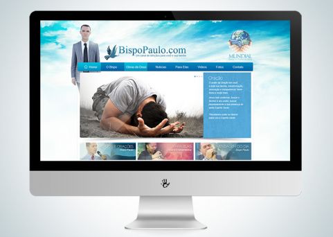 Website Bispo Paulo