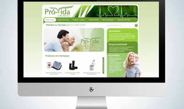 Website Pró-vida Cirúrgica